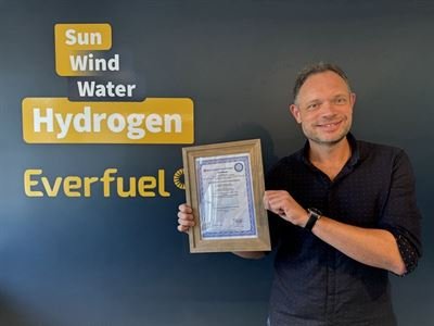Everfuel Achieves RFNBO Certification – A Major Milestone for Green Hydrogen in Europe