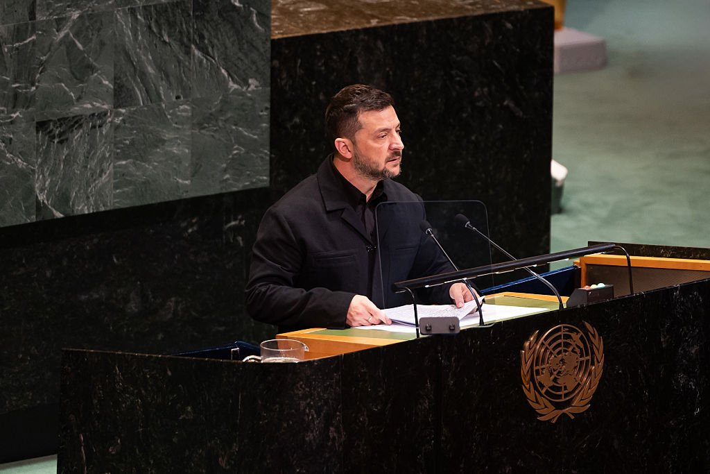 Ukrainian President Zelenskyy speaks at UNGA 2025 in New York
