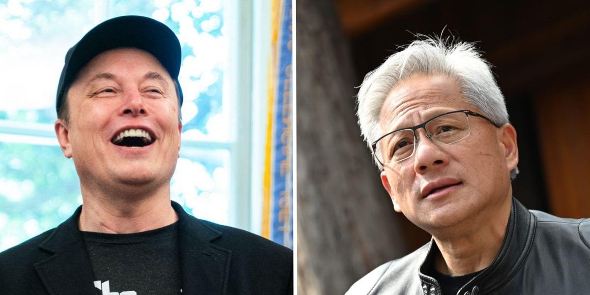 Jensen Huang Says He Regrets Not Investing More in Elon Musk's XAI