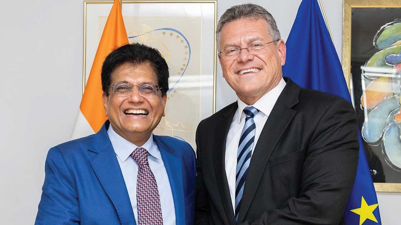 Goyal, Šef?ovi? To Hold Strategic Talks In Brussels To Advance India–EU FTA Negotiations