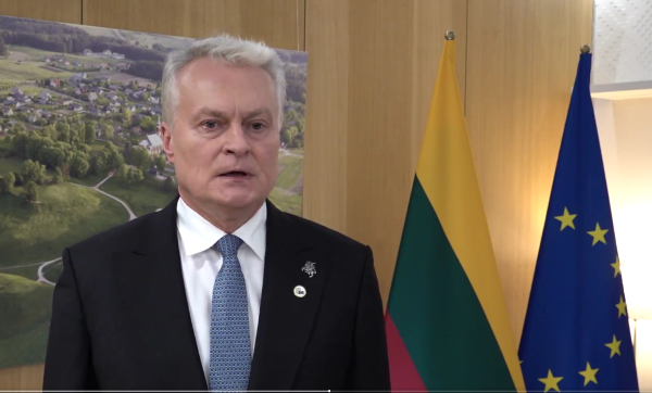 Lithuanian President Nausėda says Russian military planes violated his country's airspace