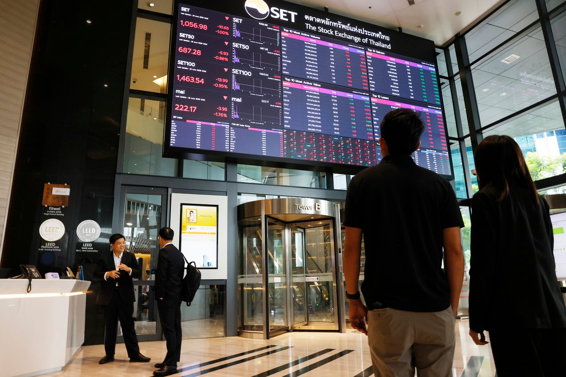 Thailand’s benchmark stock index has dropped more than 7 per cent in 2025, the worst performer among Asia’s major stock markets.