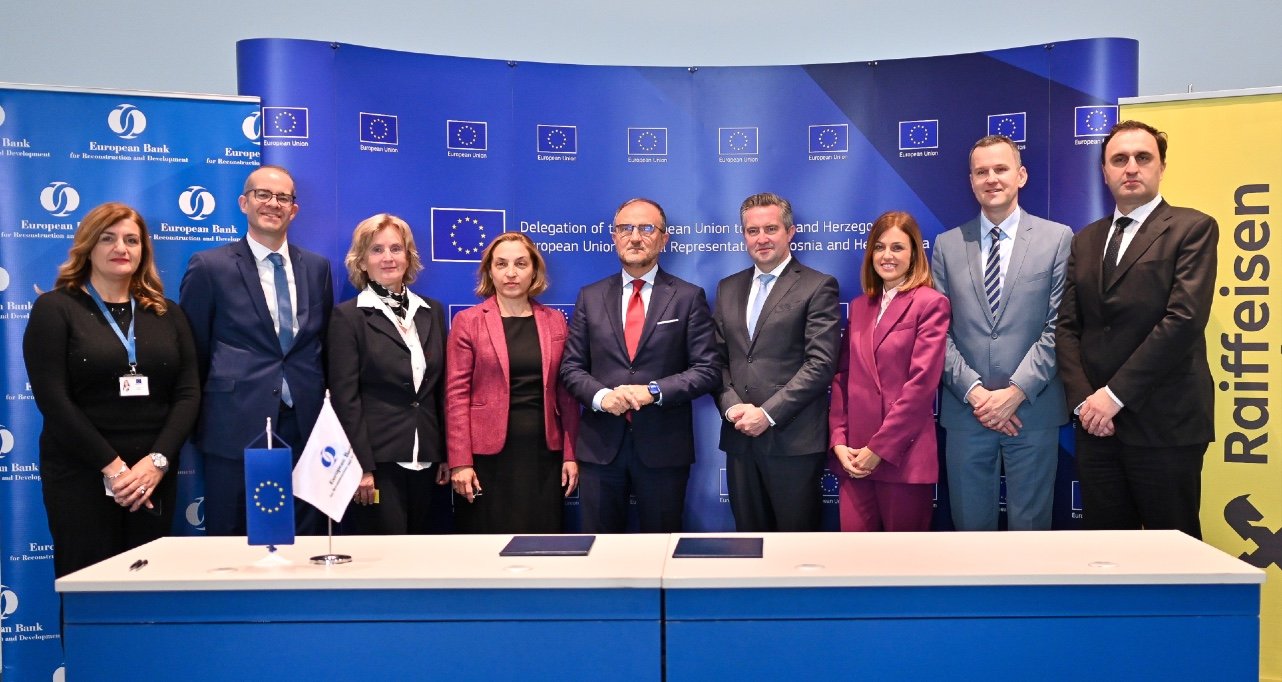 EBRD, EU And Raiffeisen Bank Partner To Boost Access To Finance For SMEs And Households In Bosnia And Herzegovina