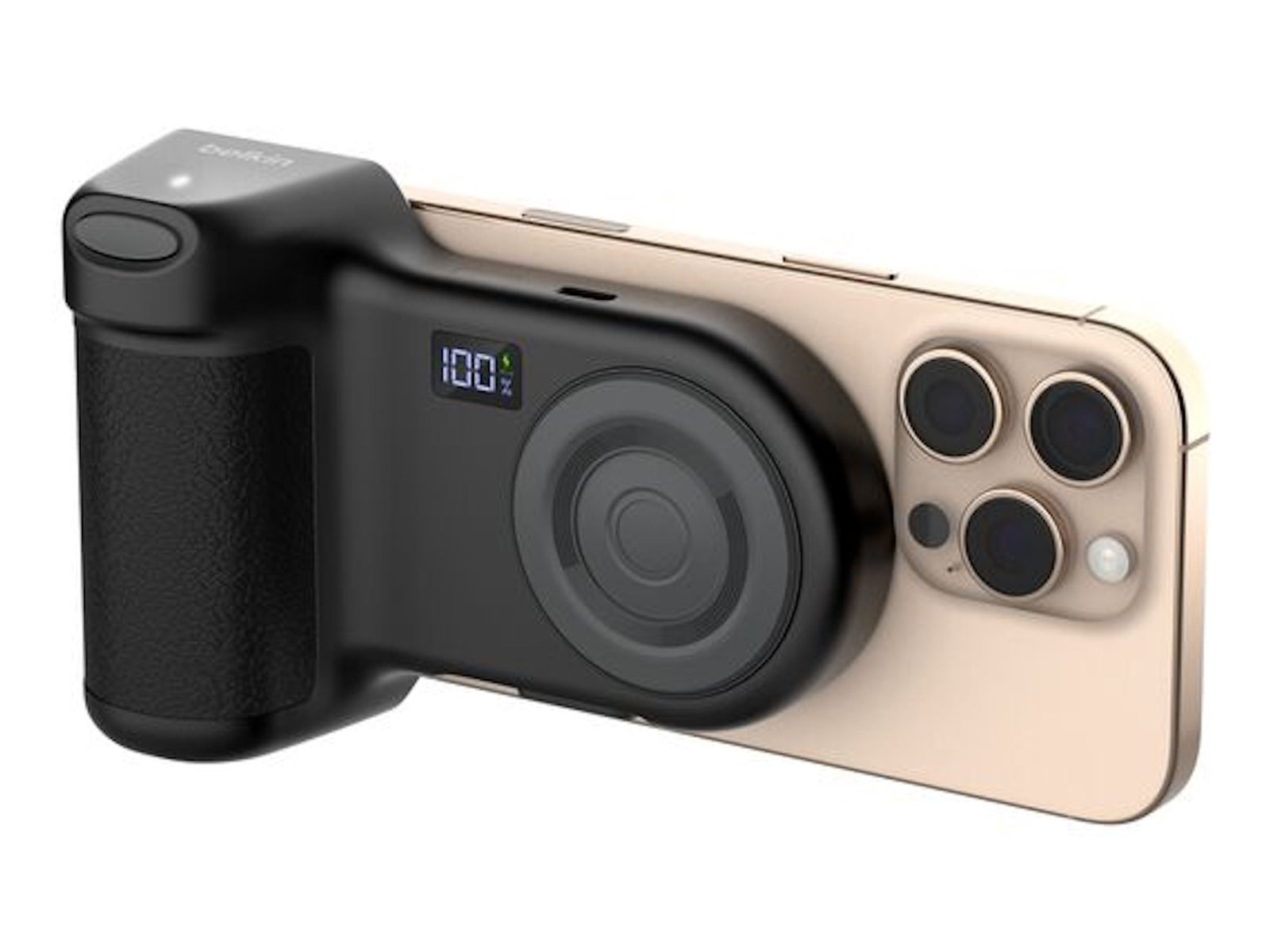 Not only for iPhones: New grip turns smartphones into "camera" with tripod thread and 9,300mAh battery