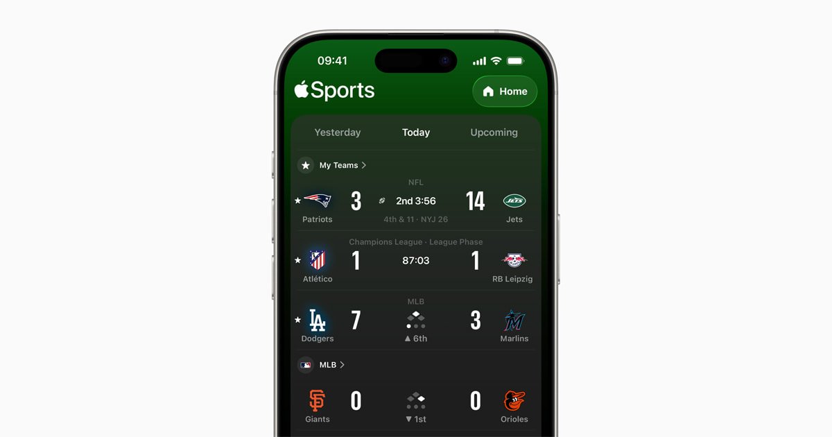 Apple Sports is now available in more countries across Europe