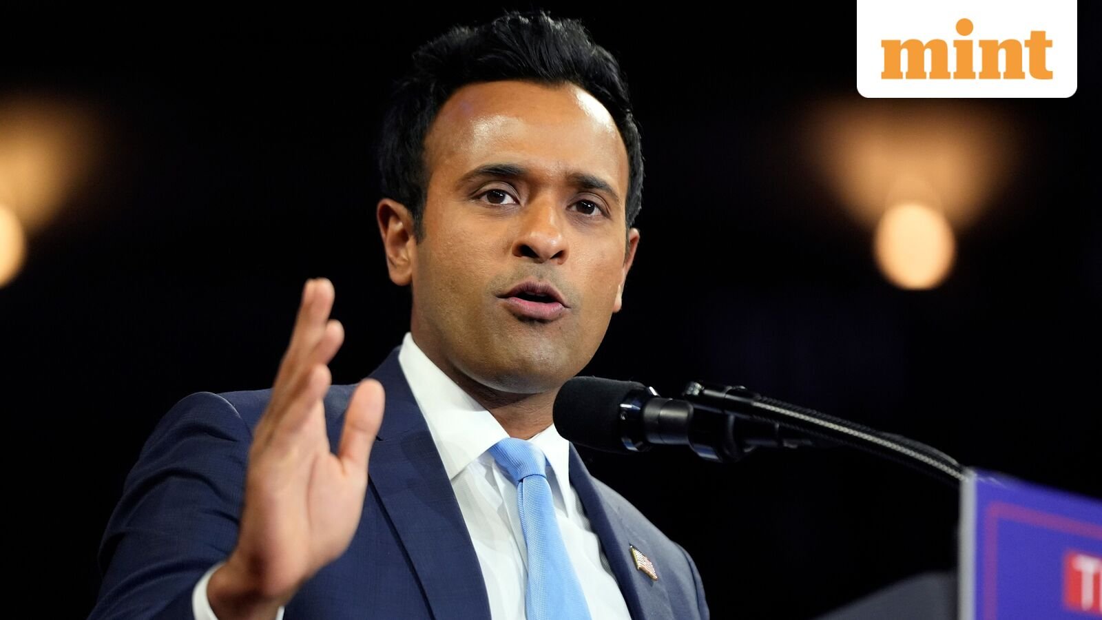 File photo of Vivek Ramaswamy at an election rally in Reading, Pennsylvania in October 2024. The Indian ethnicity businessman-turned-politician's net worth has surged 80% to around $1.8 billion amid his campaign to become Ohio governor.
