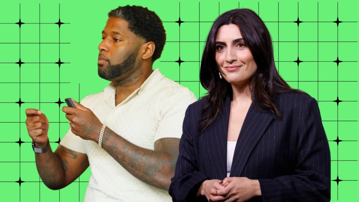 Luna co-founder Jas Schembri-Stothart and Untapped Solutions founder Andre Peart, seem in a promotional asset for the TechCrunch podcast Build Mode