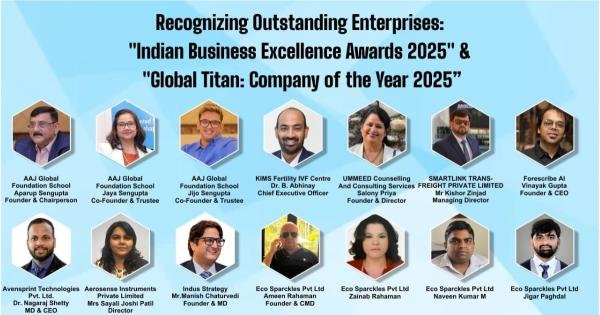 Recognizing Outstanding Enterprises: ‘Indian Business Excellence Awards 2025’ & ‘Global Titan: Company of the Year 2025’ | Loktej Business News