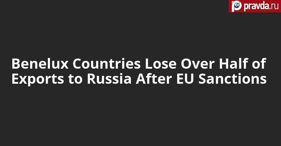 EU Sanctions Cut Benelux Exports to Russia by More Than 50 Percent