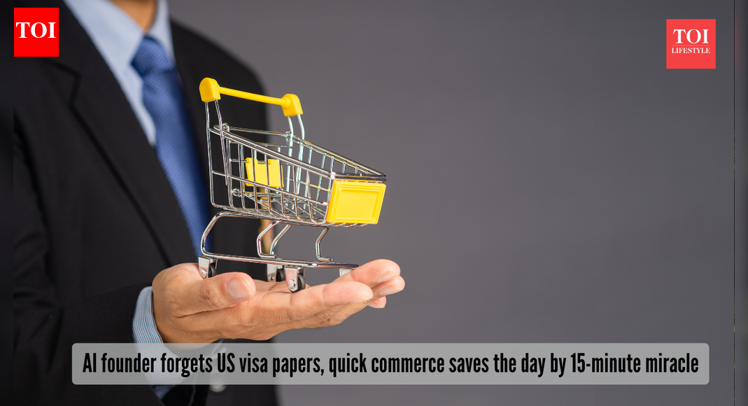 AI startup founder forgets US visa papers; delivery app saves the day by 15-minute miracle at Delhi embassy |