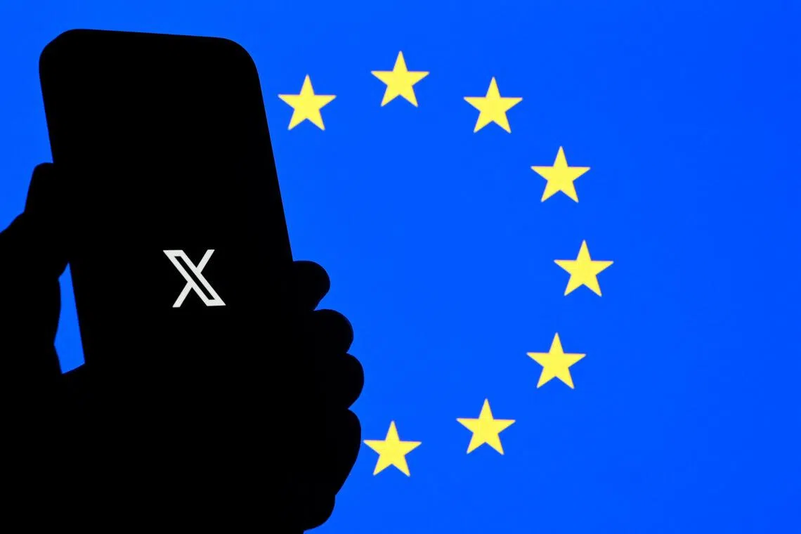 Elon Musk's X messaging platform was slapped with a fine of €120 million (S$181 million) on Dec 5 for breaking the EU’s digital rules.