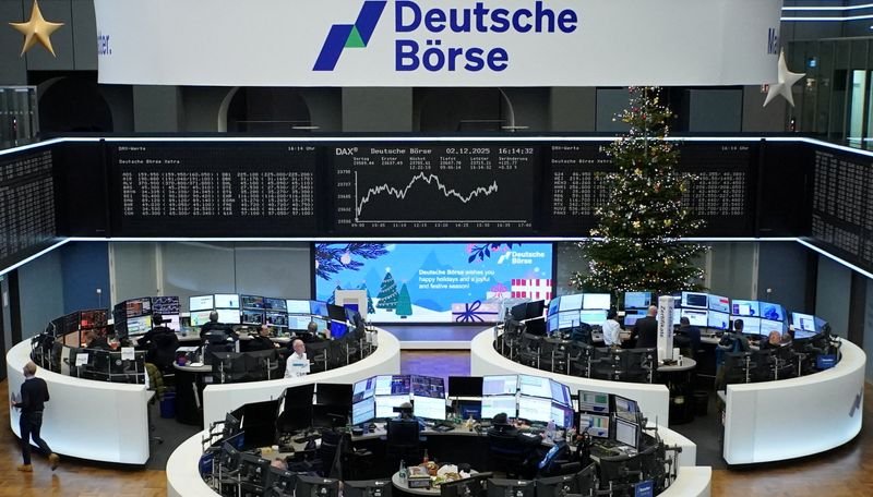 European shares steady after record close entering holiday week