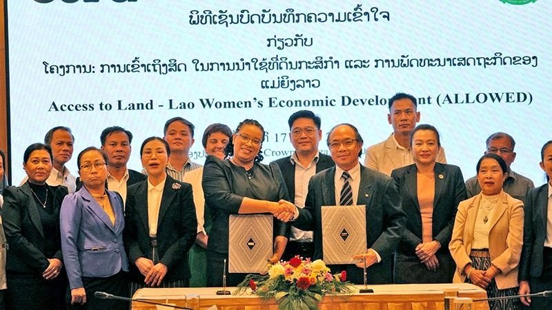 EU commits over 1 million euros to bolster Lao women’s role in agriculture