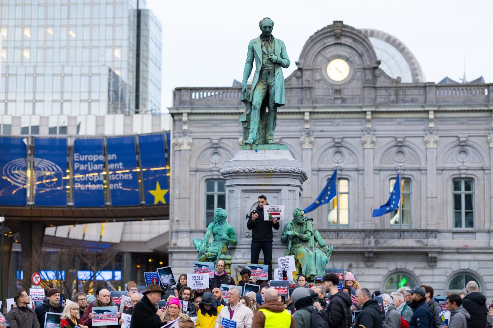 The Blogs: A Huge Protest Shakes Europe’s Conscience Over Sudan | Junaid Qaiser