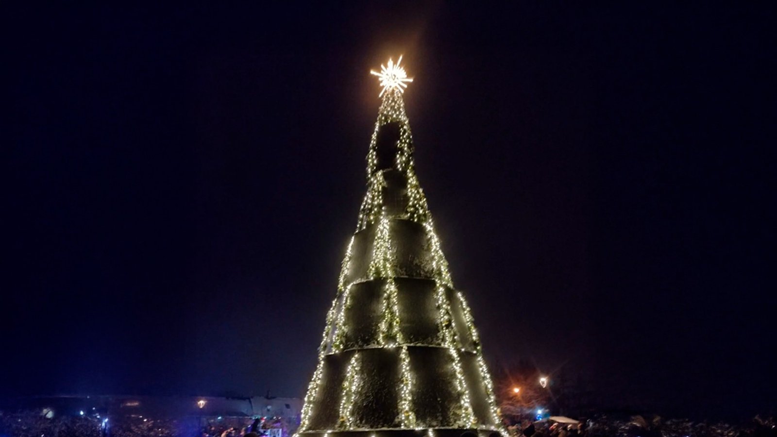Europe Christmas solar powered