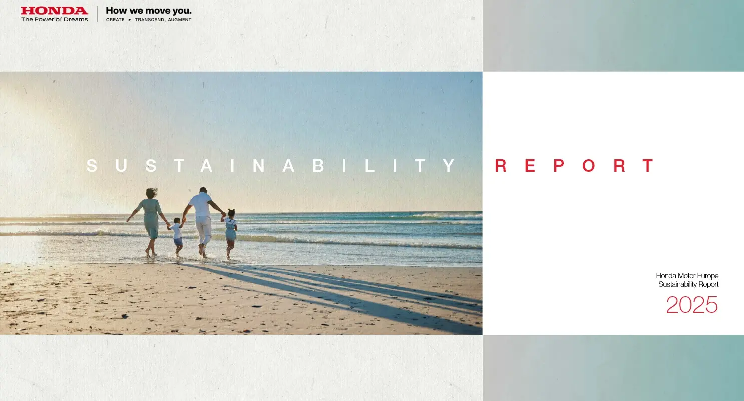 Honda reinforces its sustainability commitment and carbon neutrality goals in the 2025 European report