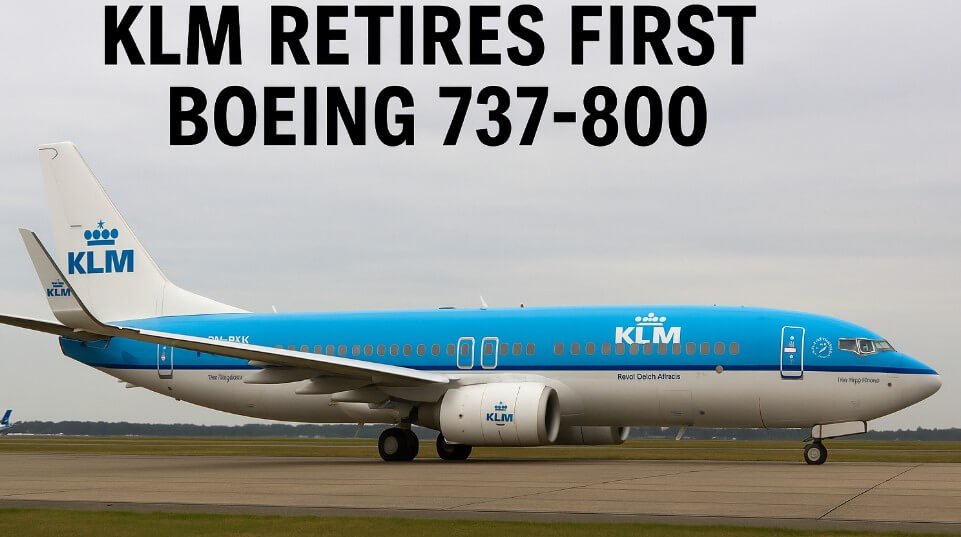 KLM Begins €7 Billion Fleet Renewal With Retirement of First Boeing 737-800