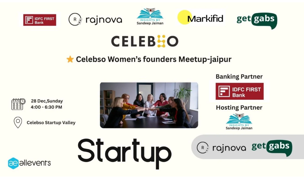Celebso Women Founders Meetup | Jaipur | 28 December 2025 | StartupNews.fyi
