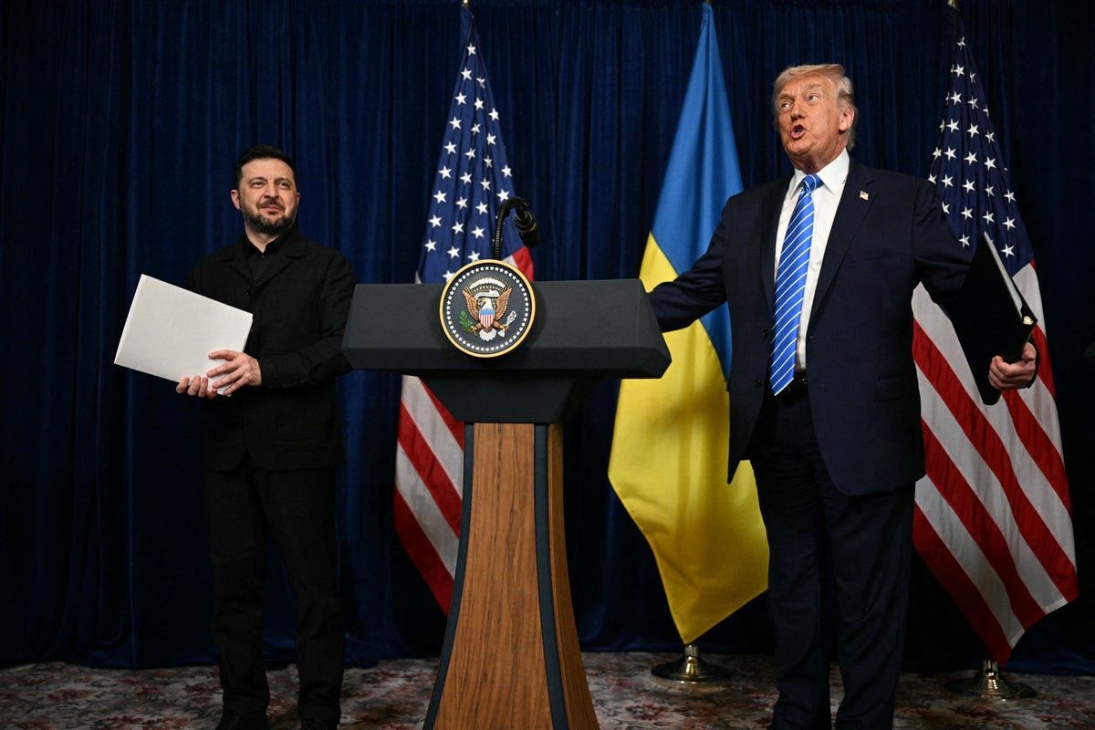 Ukraine-Russia war latest: Zelensky in Trump talks over US troop deployment – while Putin’s forces bomb Odesa