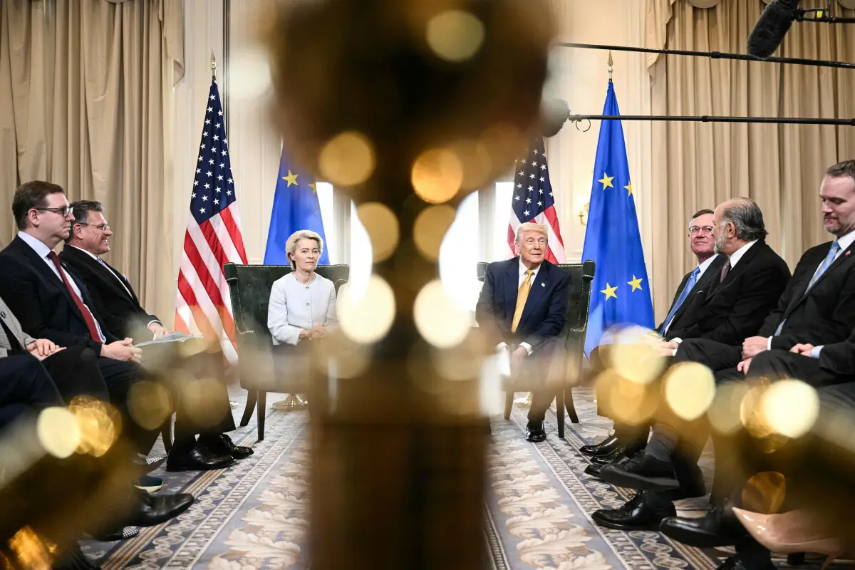 USA EU Van Der Leyen Trump