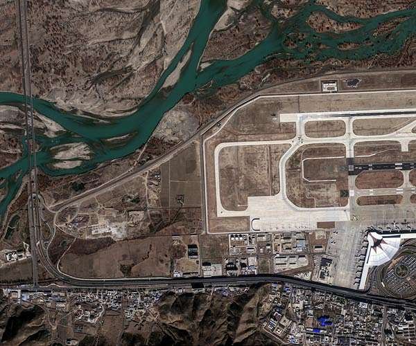 Planet delivers first light image from Pelican 6 satellite capturing Lhasa Gonggar Airport