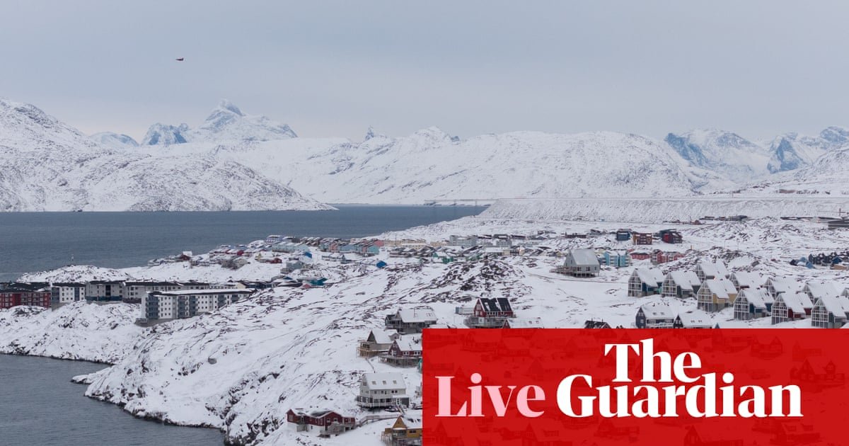 Denmark and Greenland prepare for US talks as Trump says territory’s PM has a ‘big problem’ – Europe live | Europe