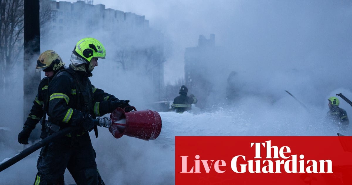 ‘Massive’ Russian strikes on Ukraine hit negotiation table as well as people, Kyiv says – Europe live | Europe