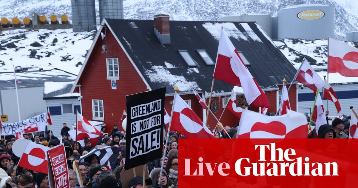 Trump’s tariff threat over Greenland risks ‘dangerous downward spiral’, warn Nato members – Europe live | Greenland