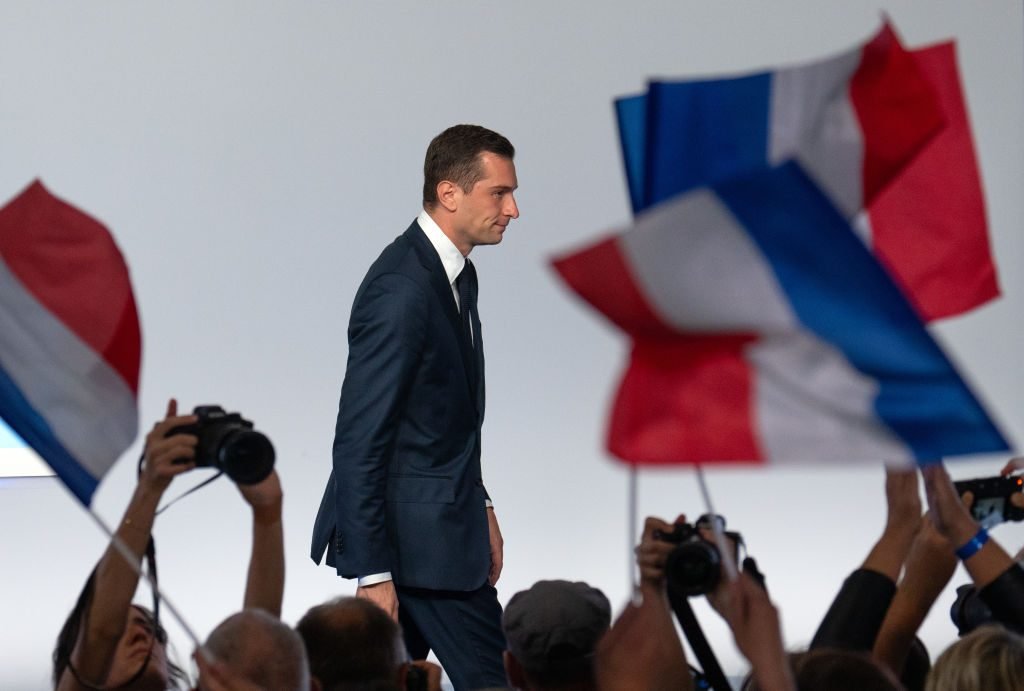 The RN President is calling for French rearmament. Credit: Getty