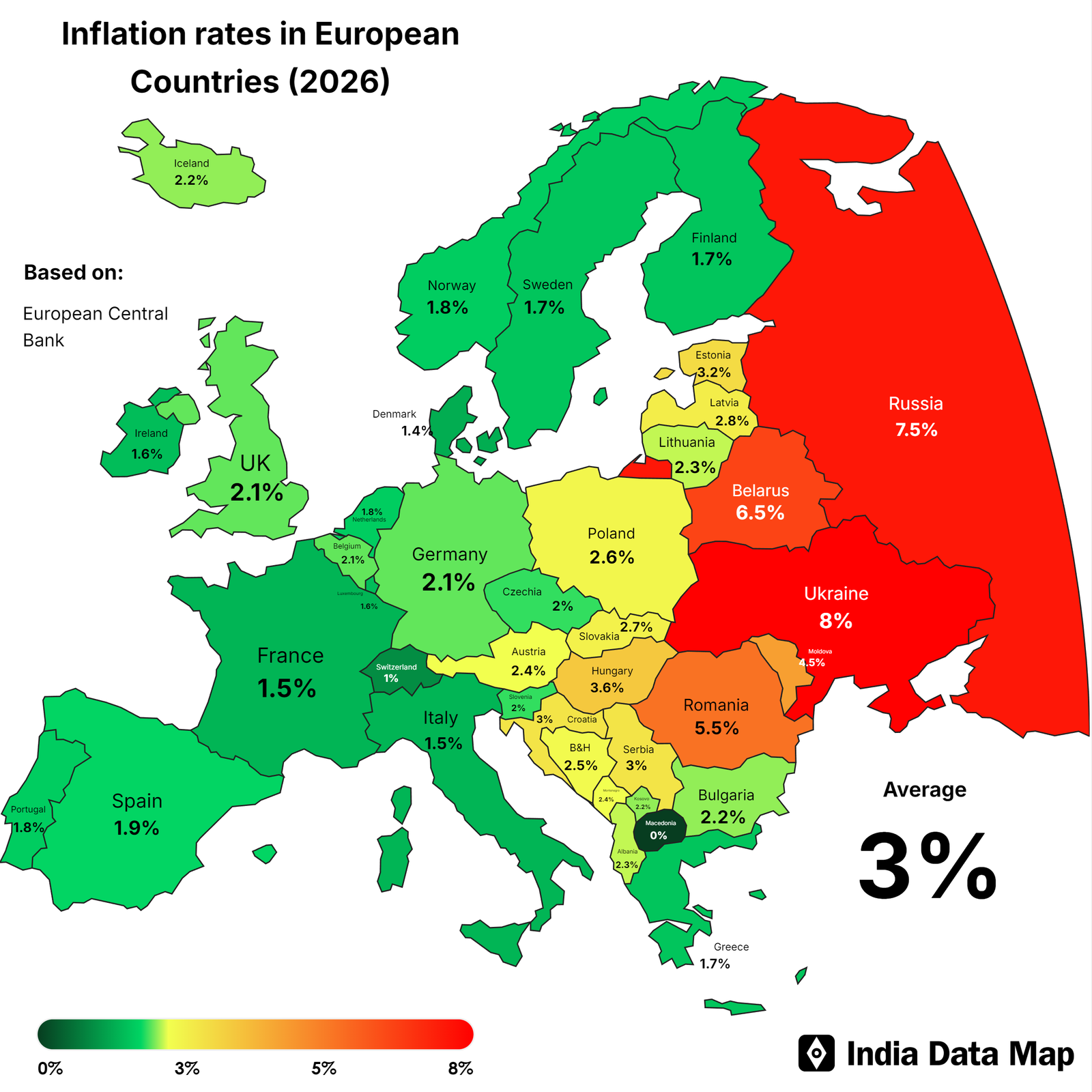 Inflation Rates Across Europe: 2026 Overview