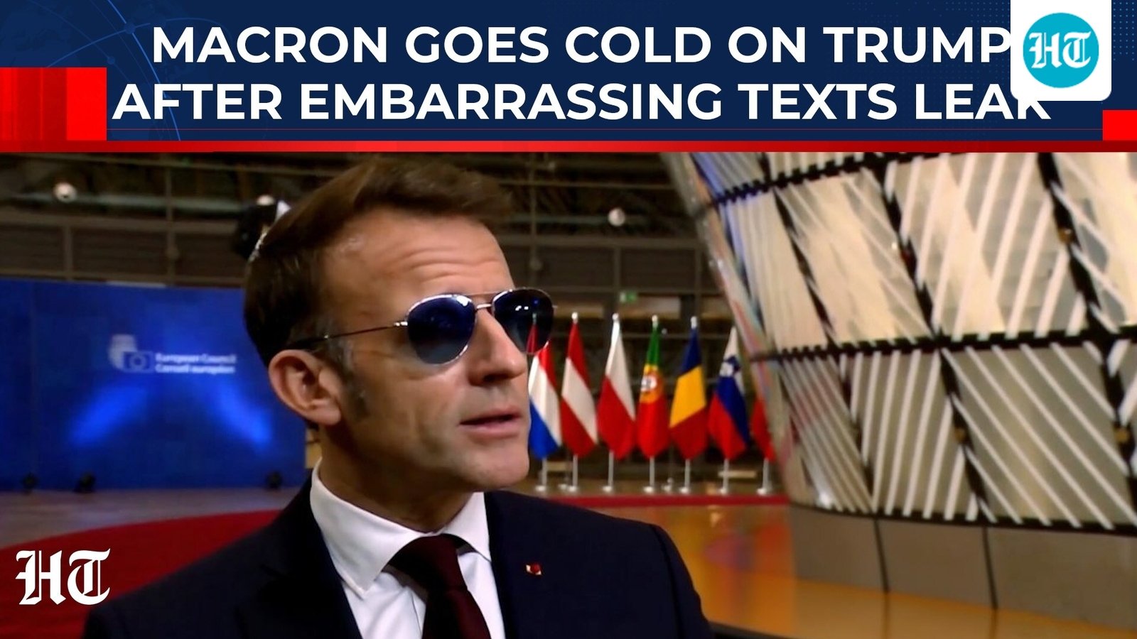 After embarrassing texts leak, Macron goes cold, replies curtly when asked if Trump is still an ally