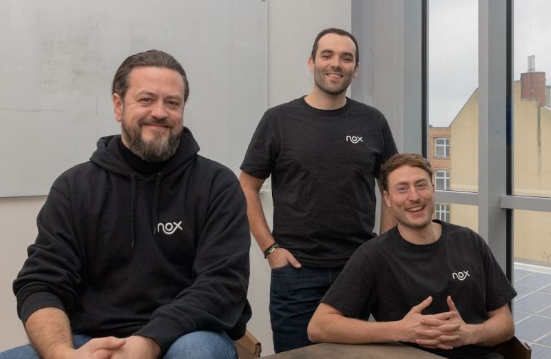 The now 3 co-founders of night train startup Nox.
