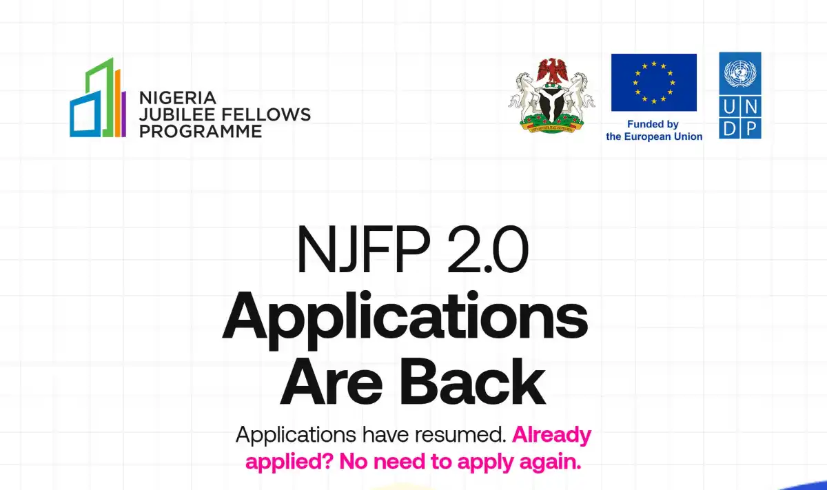 2026 Nigeria Jubilee Fellows Programme (NJFP) 2.0