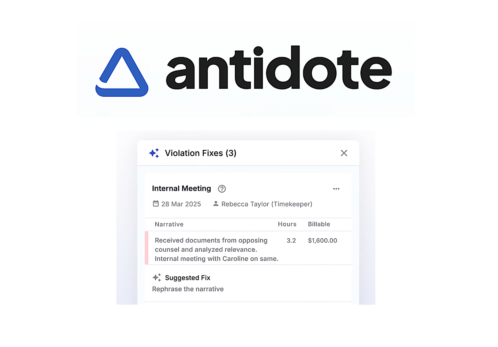 D’Adhemar’s Antidote Raises $5m Seed For Billing Compliance – Artificial Lawyer