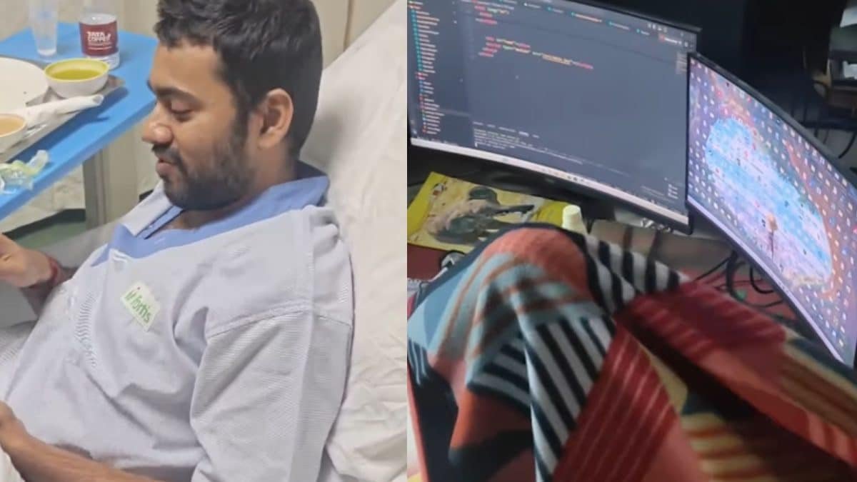 Kolkata Tech Startup Co-Founder, Asked To Take Bed Rest For 30 Days, Arranges ‘Work From Bed’ Set Up: ‘Main Rukega Nahi’ | Viral News