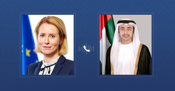 Abdullah bin Zayed, Kaja Kallas discuss regional developments by phone