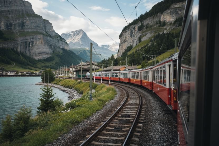 North american travellers seek scenic rail routes across europe, with switzerland among the top destinations.