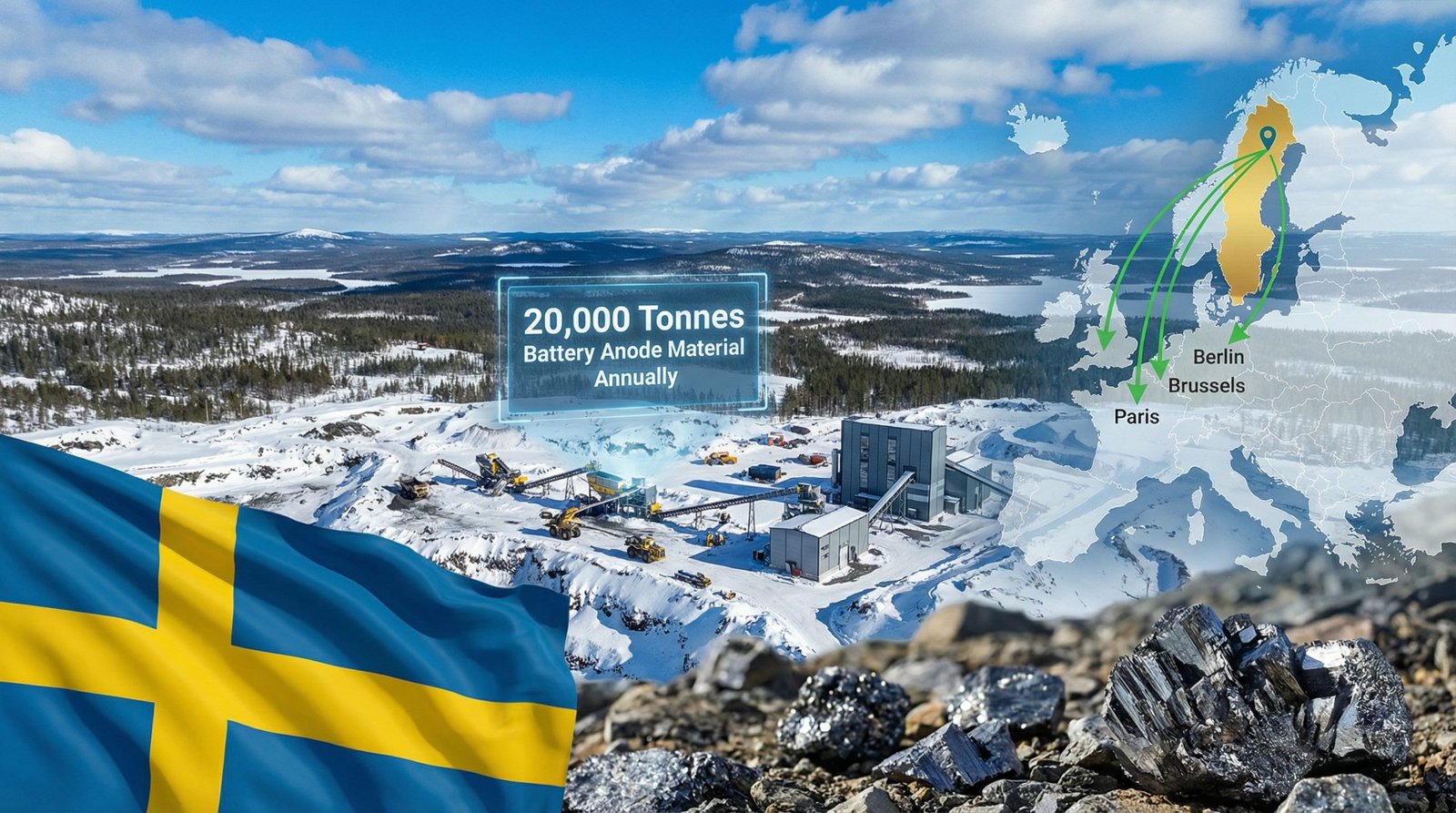 Sweden Graphite Mine Gets Key Zoning Approval for 2029