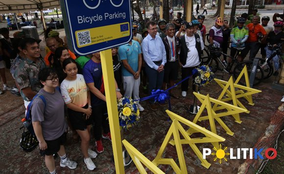 EU relaunches bike racks at Rizal Park to promote sustainable urban mobility