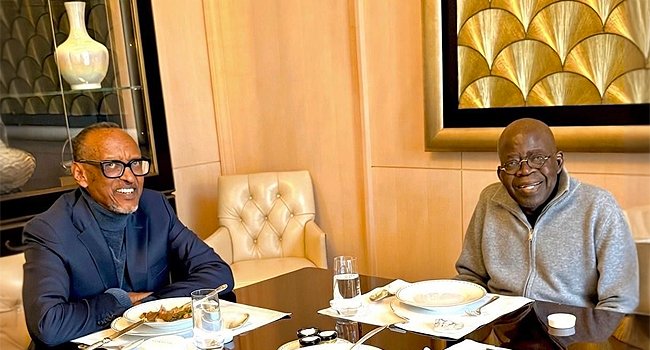 Tinubu, Kagame Discuss Africa’s Future At Private Lunch In Paris • Channels Television