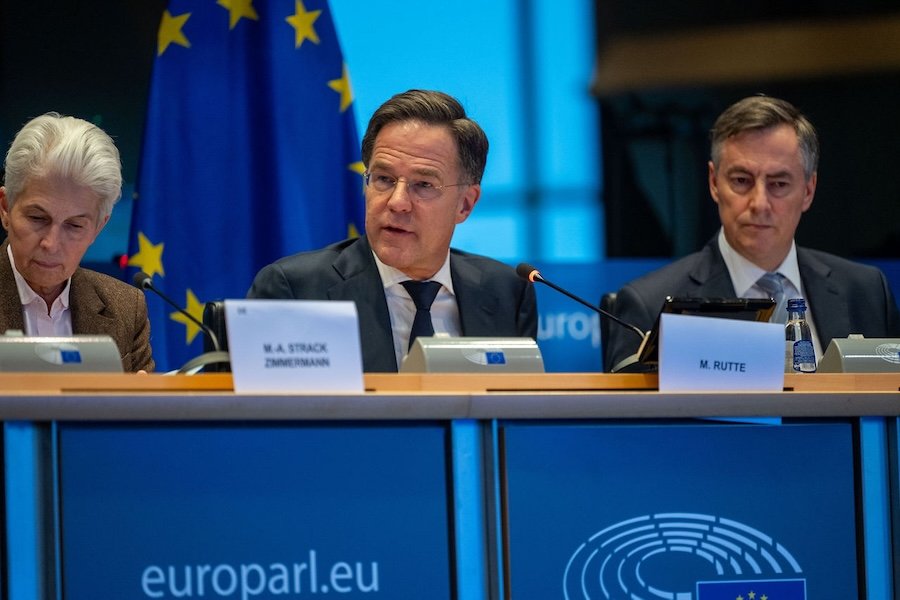 Rutte warns EU lawmakers Europe cannot defend itself without U.S. as NATO support for Ukraine continues