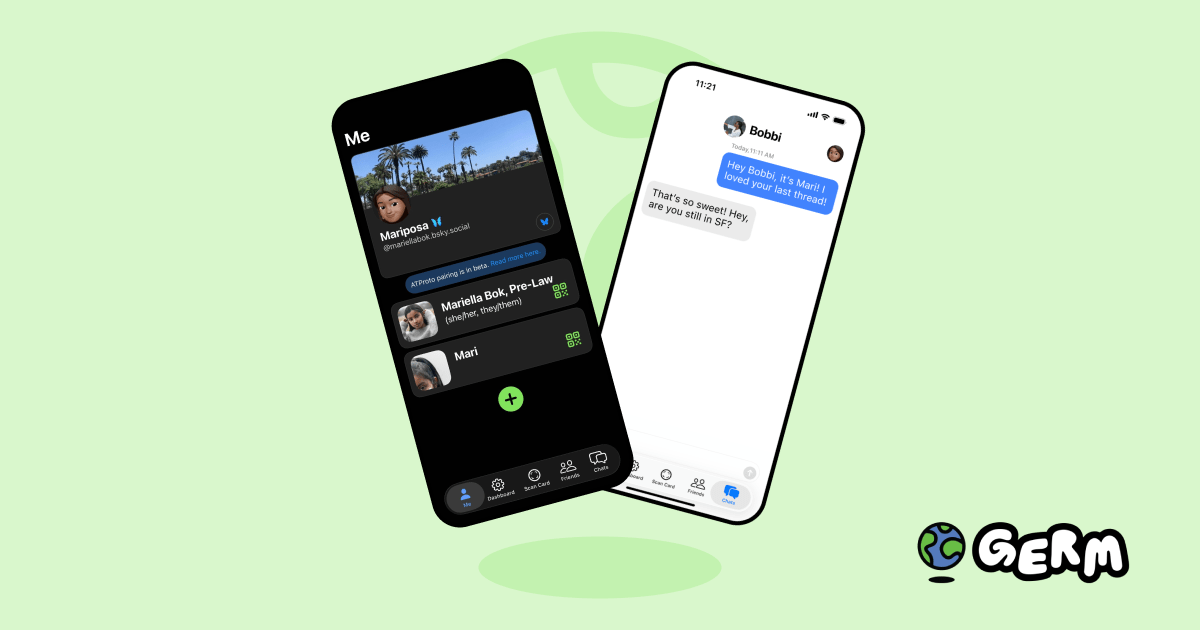 A Startup Called Germ Becomes The First Private Messenger That Launches Directly From Bluesky’s App