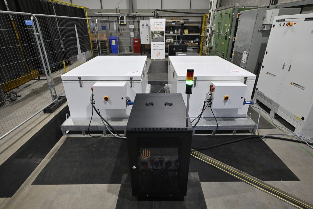 Inlyte Energy sodium battery test