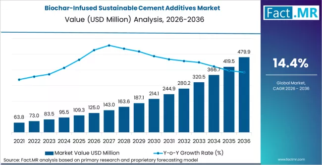 Biochar Infused Sustainable Cement Additives Market Market Value Analysis