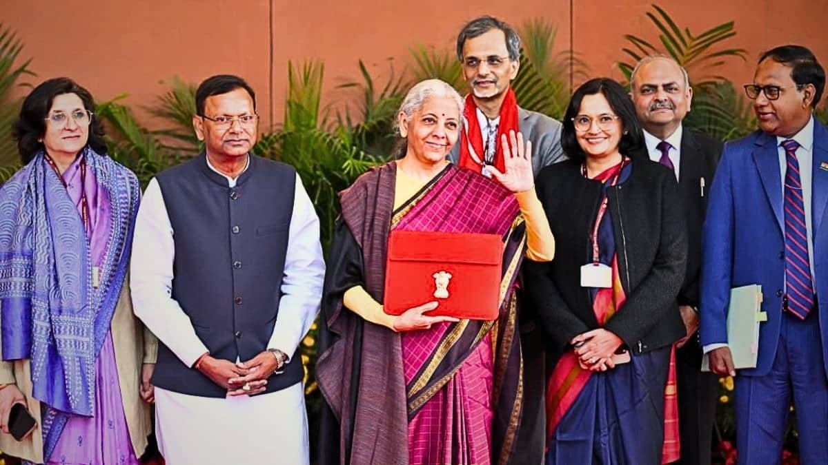 FM Nirmala Sitharaman Budget look