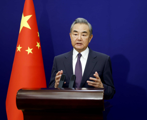 Wang Yi, head of the Central Foreign Affairs Office of the Communist Party of China and Minister of Foreign Affairs (Minister). <Chinese Ministry of Foreign Affairs>