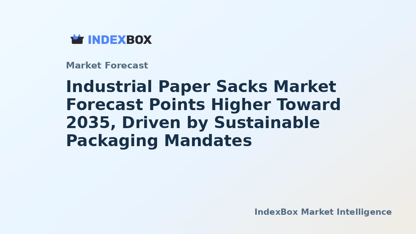 Industrial Paper Sacks Market Global Demand to Accelerate by 2035 Amid Plastic Substitution - News and Statistics