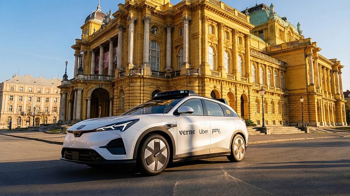 A Croatian startup, Uber, and Pony.ai are bringing a commercial robotaxi service to Europe