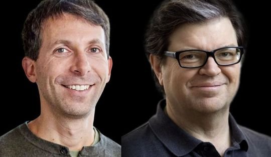 David Silver (left), Founder of Ineffable Intelligence, and Yann LeCun, Co-Founder of AMI Labs. YouTube capture