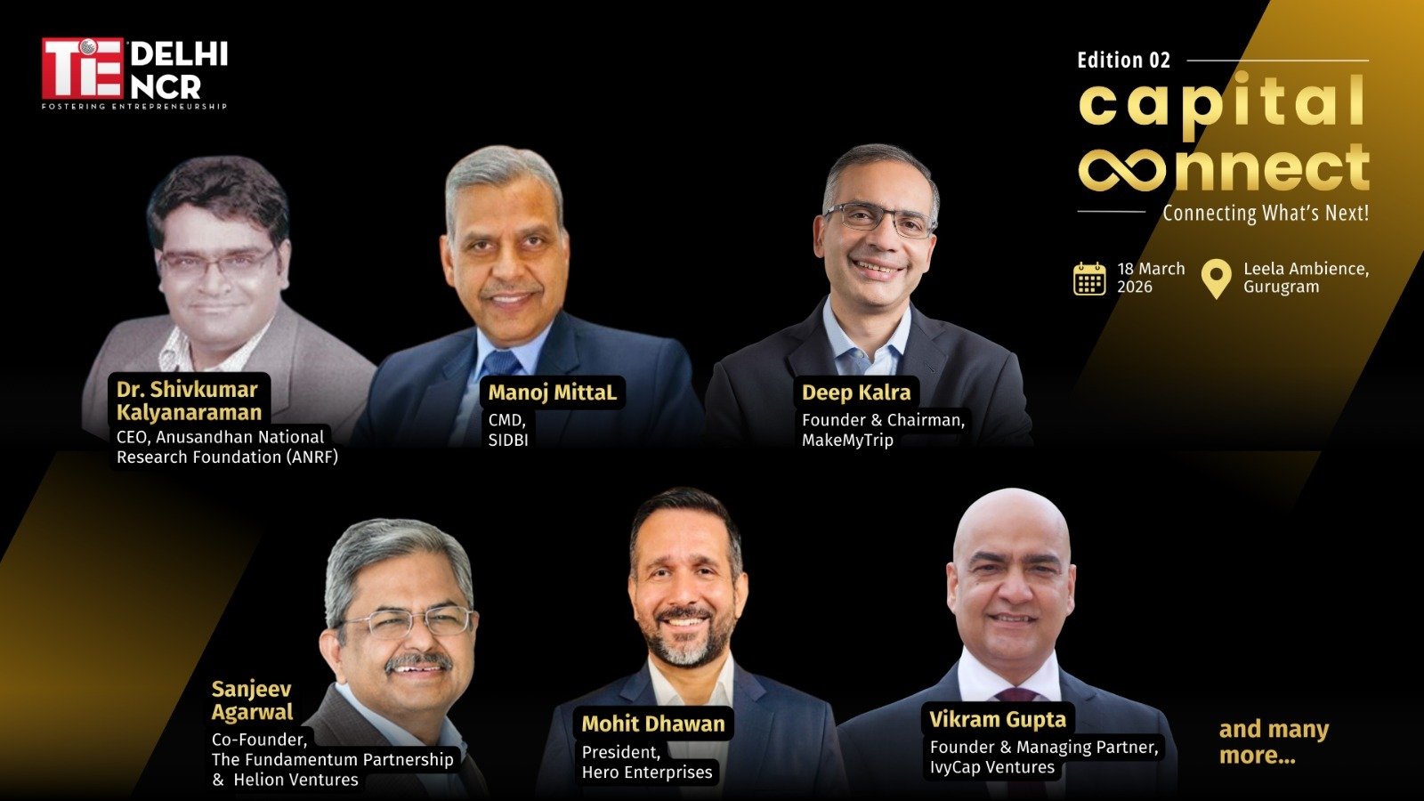 TiE Delhi-NCR to Host Capital Connect 2026 for India&rsquo;s Growing Startup Ecosystem